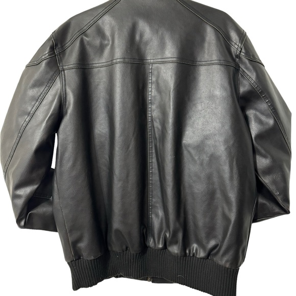 Guess faux leather Bomber jacket - Large - Picture 5 of 13